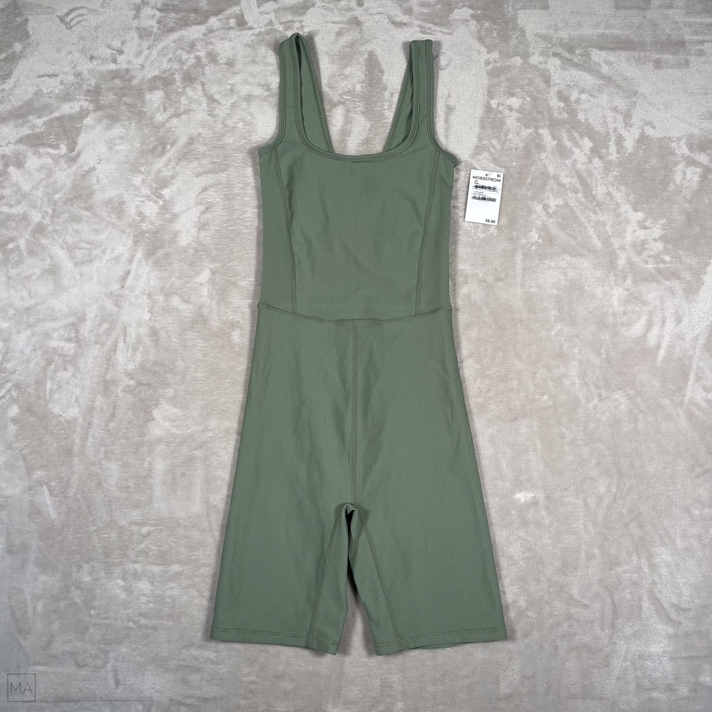 NEW Varley Women's One Piece Romper Fitted Athletic Activewear XS Green